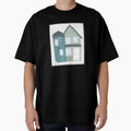 Green House Excerpt from 2 Houses #1- Digitally Altered by ErinBrieArt