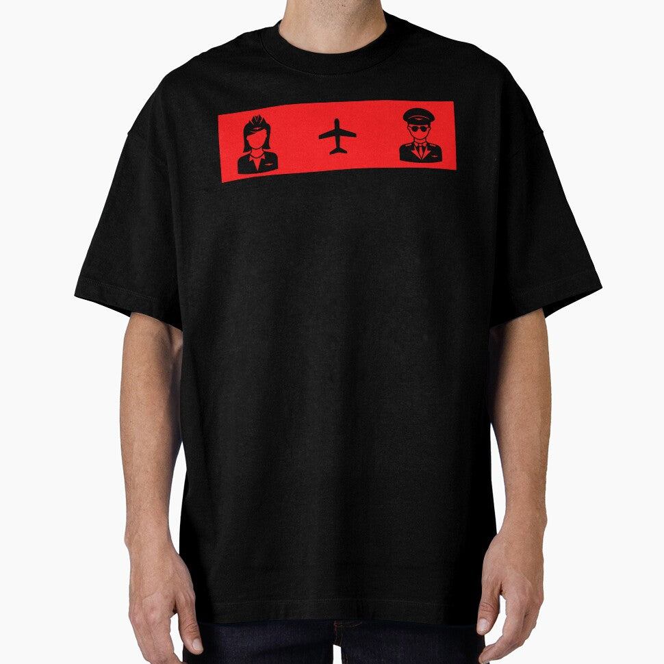 airplane icon and pilot icon in black on red writing.
Check out my other aviation designs! by izabella-design