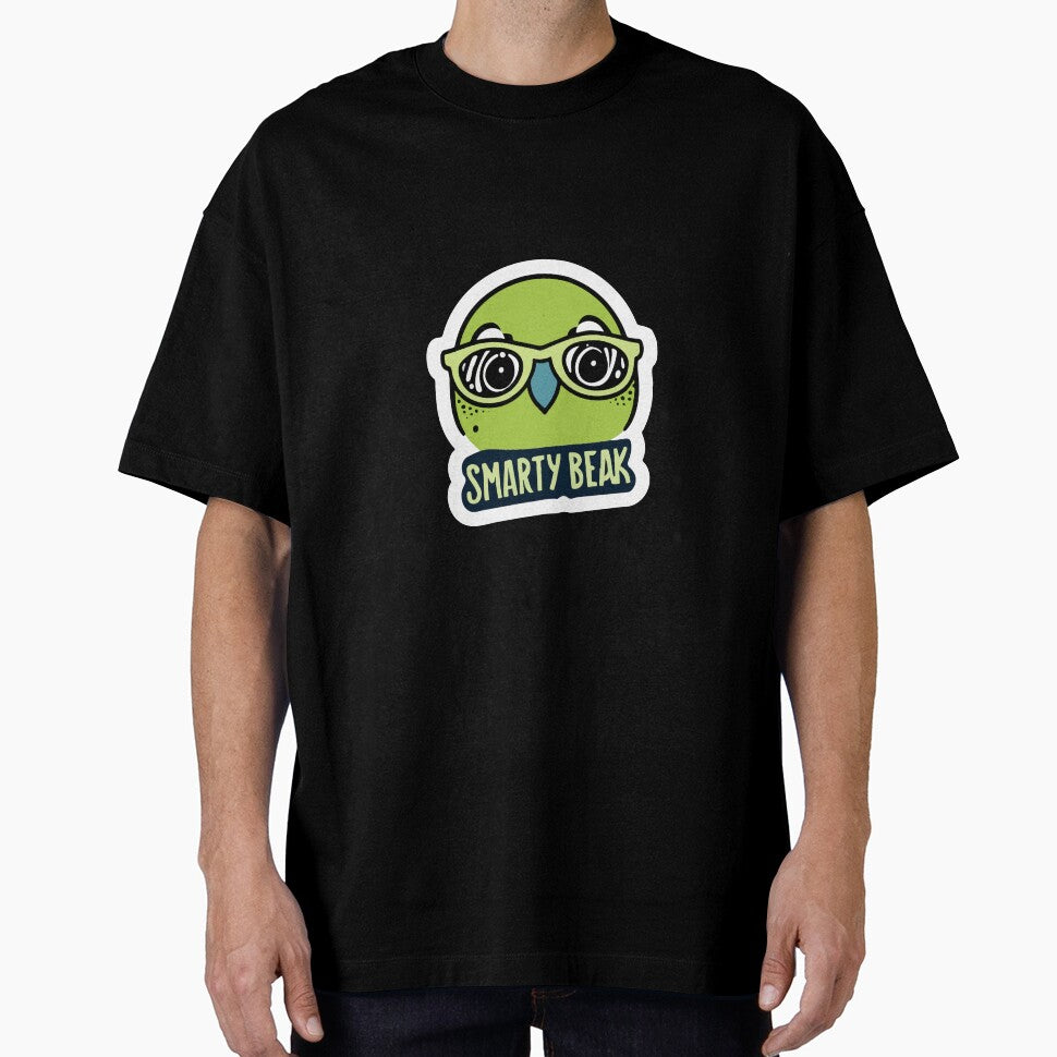 Smarty Beak Parrotlet with Glasses - Comic Book Style Illustration by NiftyWrx