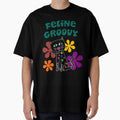 Funny Feline Groovy Black Cat Retro Cartoon by Nature's Fancy