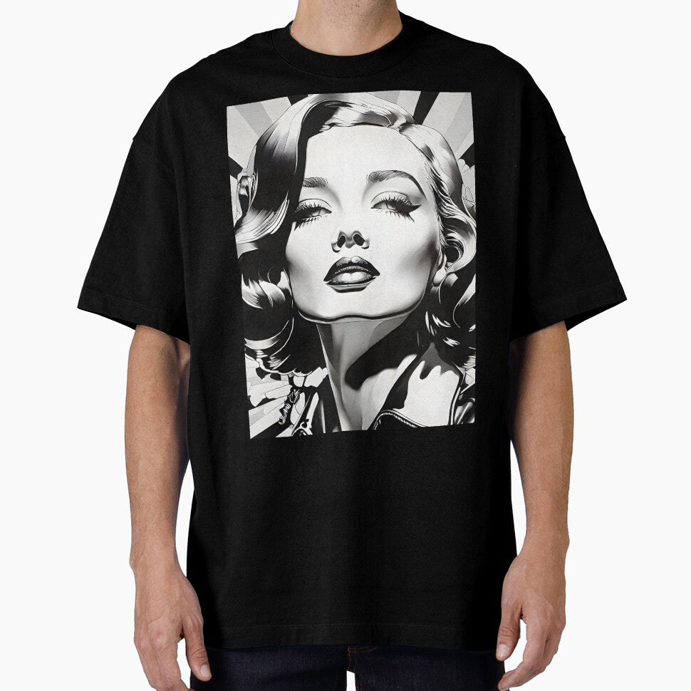 black and white pop art style by BandM Jos-Wilias