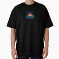 Neon Pyramid Retro Futuristic Grid by Le Grand Requin