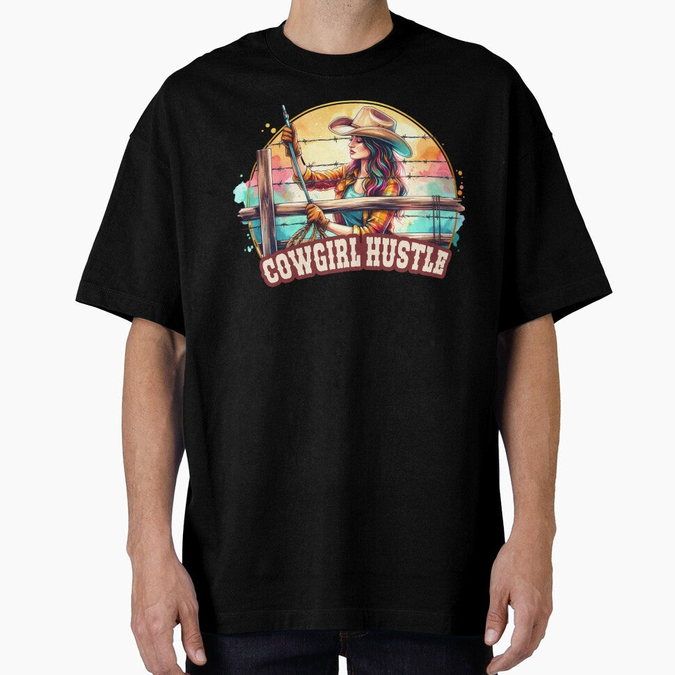 Country Cowgirl Hustle Spirit- Apparel, Mugs, Stickers & More by artedigital99