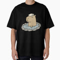 Zen Capybara Onsen - Chill Spa Day Aesthetic Sticker by 1434s