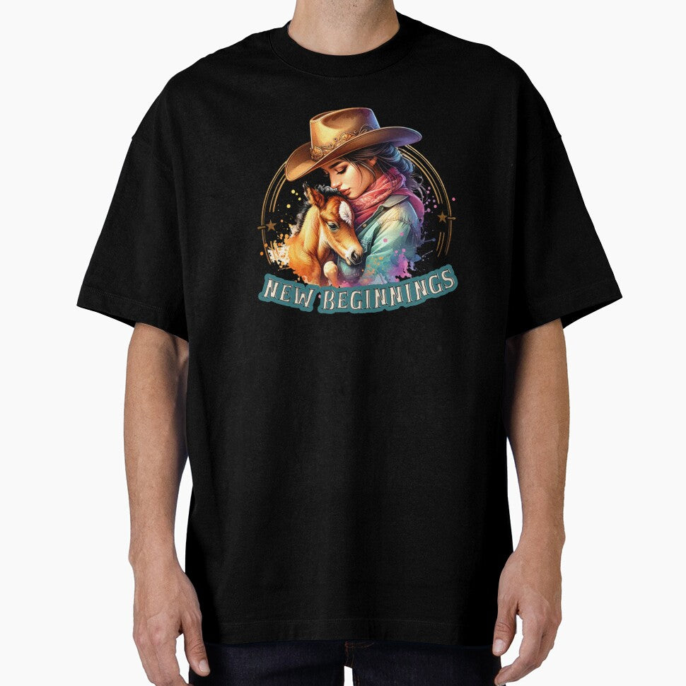 Country Cowgirl Hustle Spirit- New Beginnings - Apparel, Mugs, Stickers & More by artedigital99