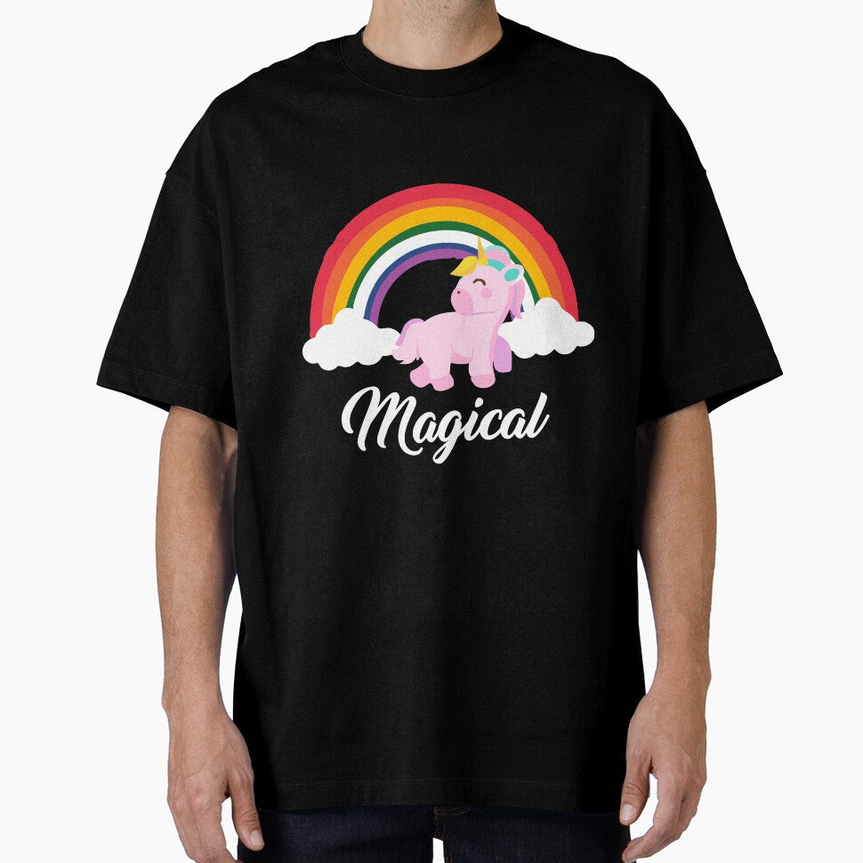 Cute Magical Unicorn T-Shirt by AllStarMerch