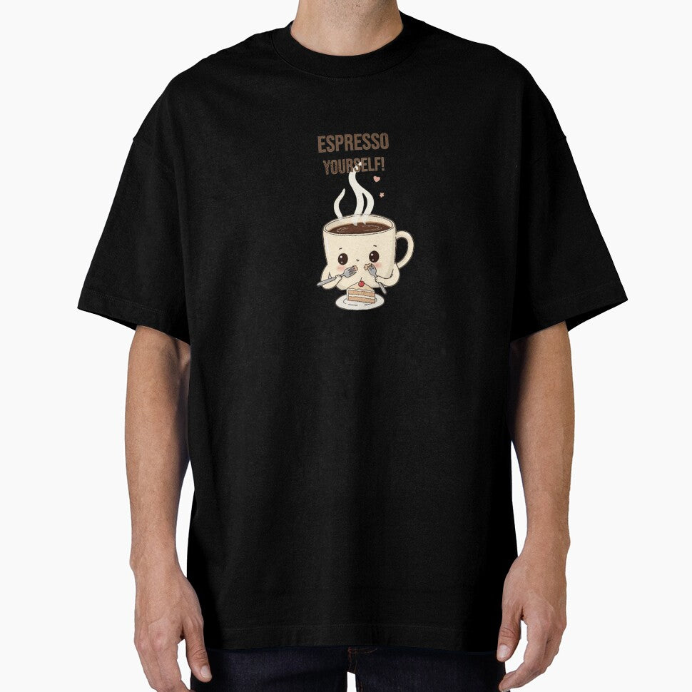 Espresso Yourself – Funny Coffee Lover T-Shirt by GalaxyInstore