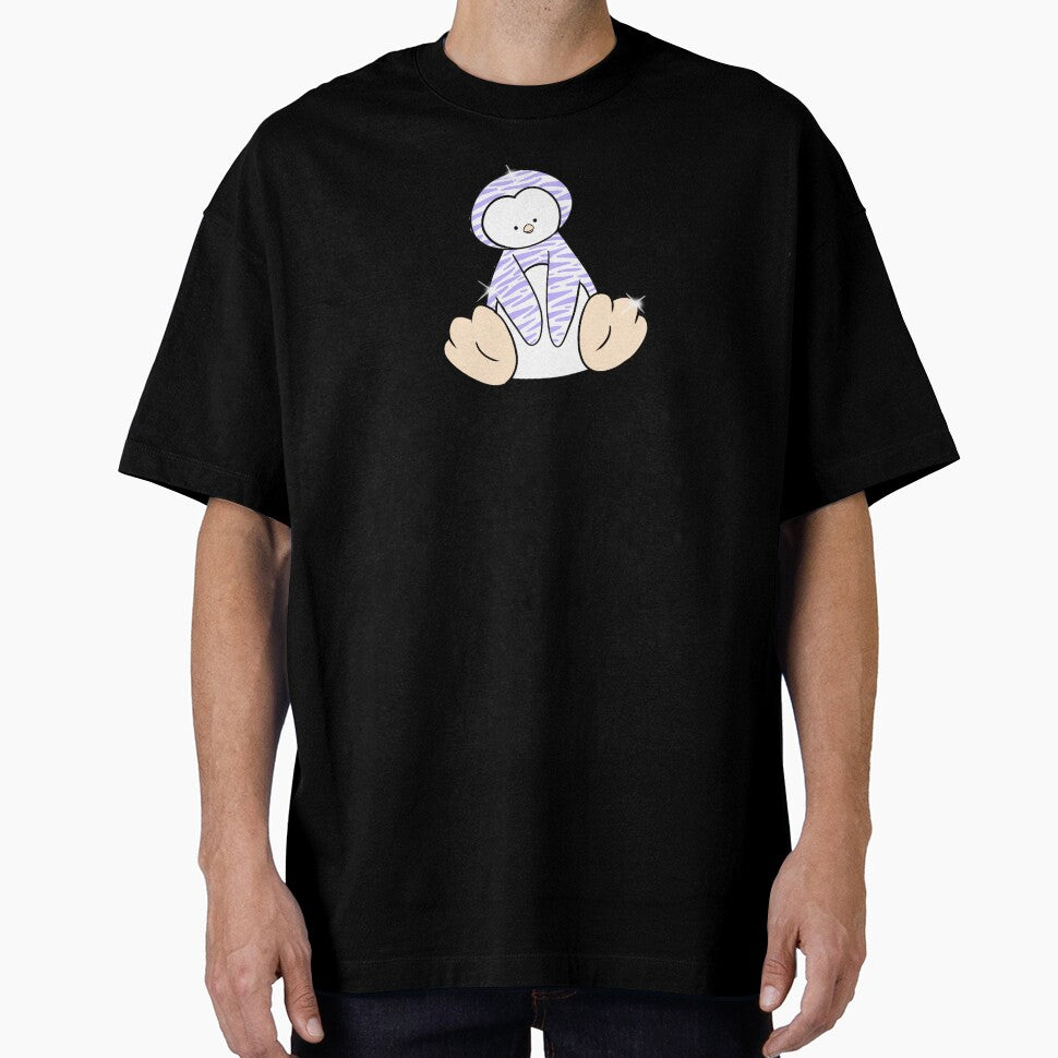 Animal Print Penguin (purple zebra) by gross-girl99