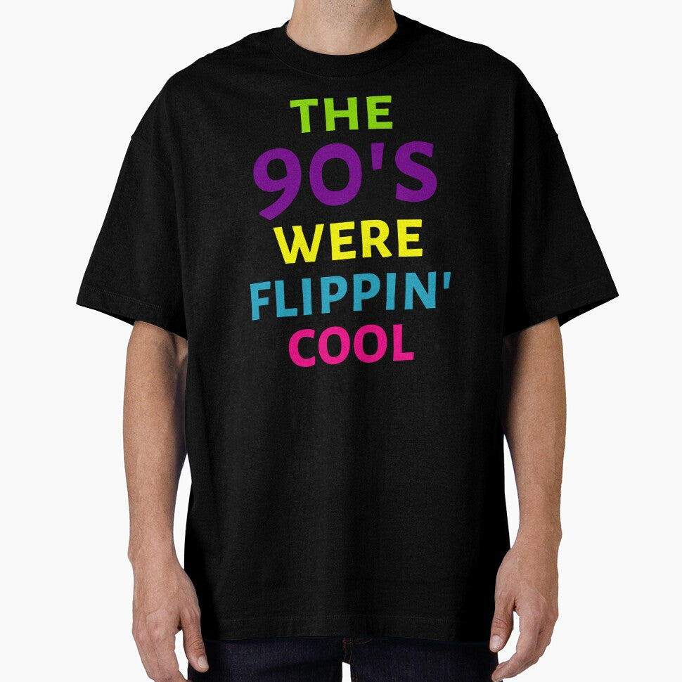 Fun The 90's Were Flippin' Cool, Ombre Pastel Retro Style Design by TrulyEpoque