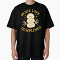 Peace love Dumplings funny Dumplings fan by snowry