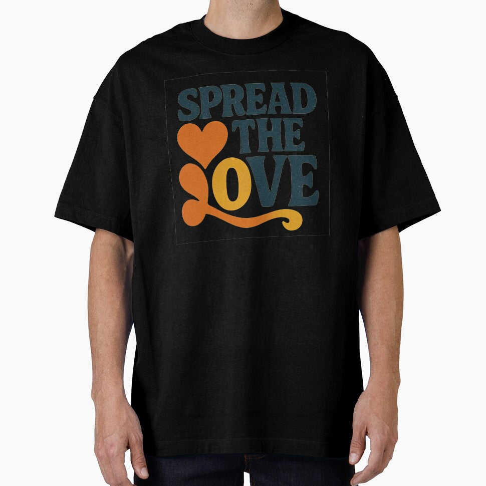 Spread the Love - Retro 70s Valentine Typography by MKreative Studio