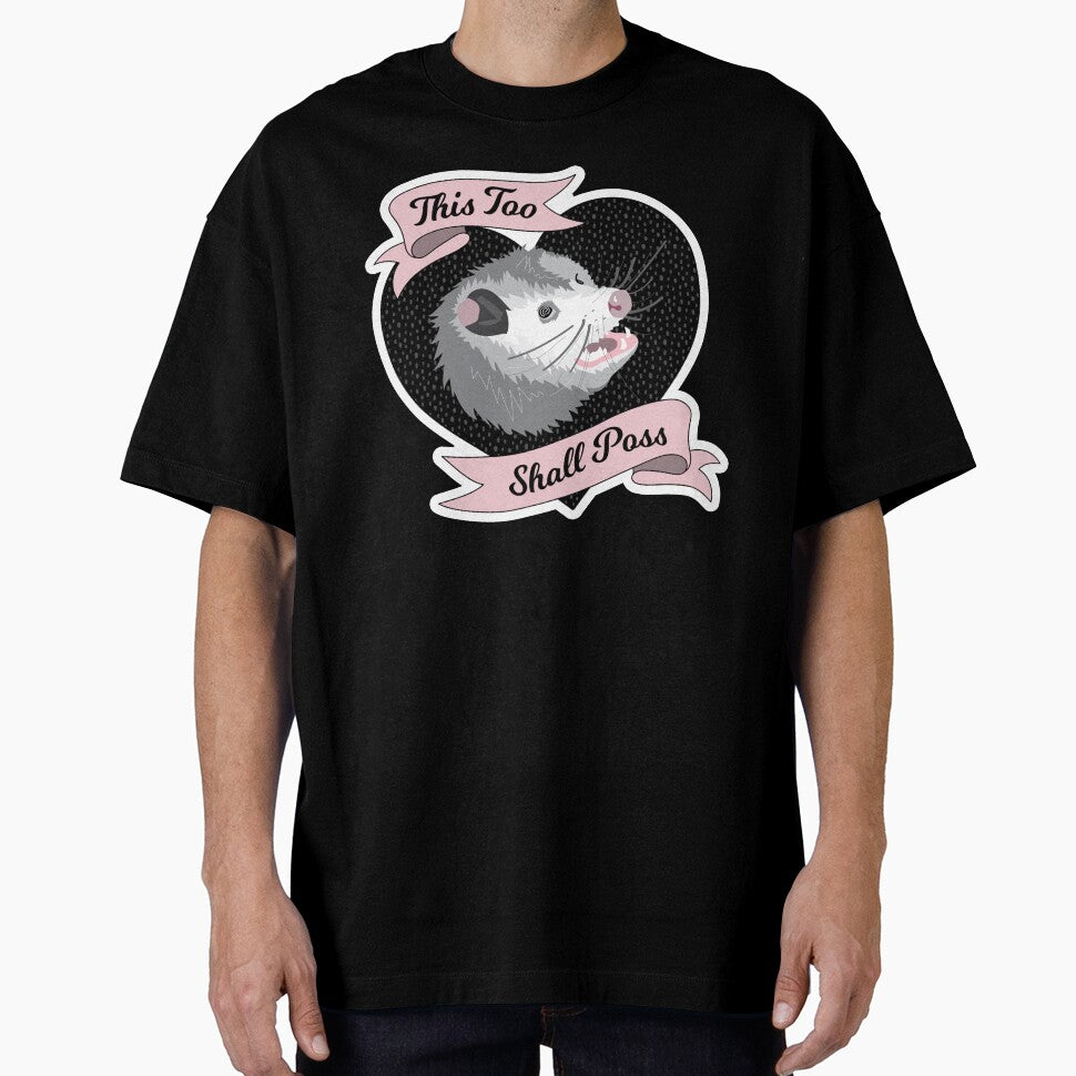 Wise Possum - Opossum Possum Funny Cute Anxiety Introvert This too shall pass by BoyPilot Goods