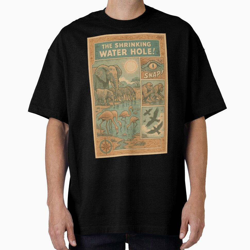 Shrinking Water Hole Survival Comic by WildlifeInc