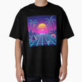 Vibrant Retro Vaporwave Sunset by Simplybe1