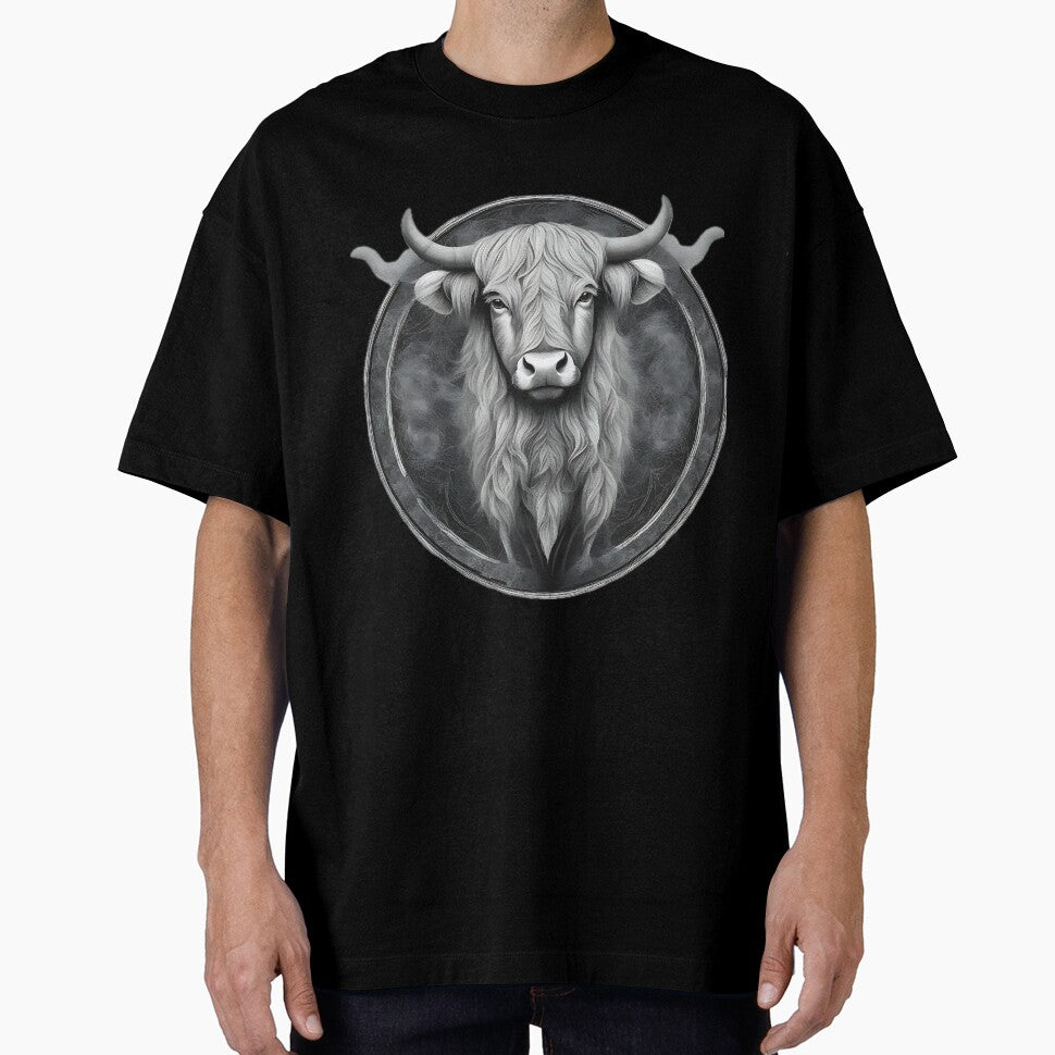 Highland Cow Ethereal Logo by Zenvo