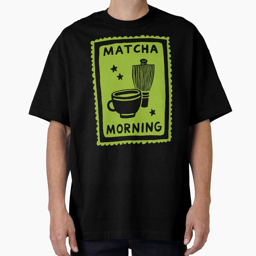 Morning Matcha – Aesthetic Daily Wellness Illustration by All That Jazz Store