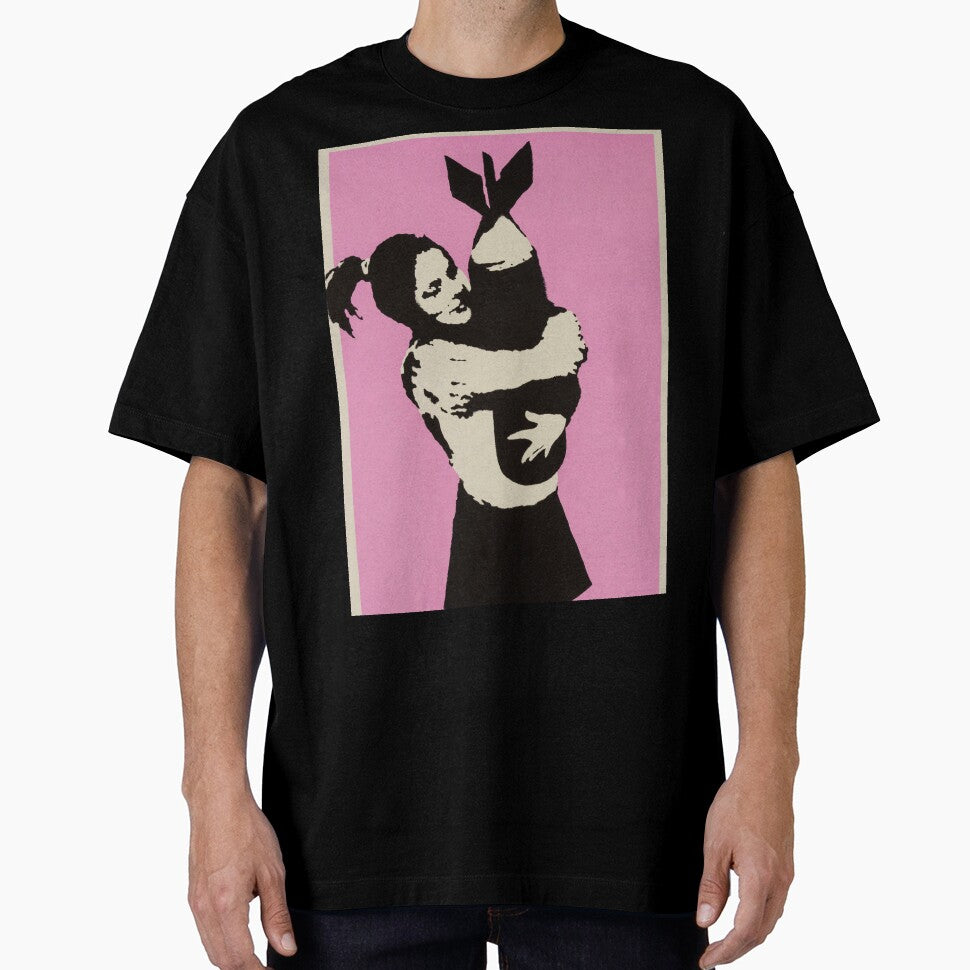 Banksy Bomb Hugger Art by SharpWallArts
