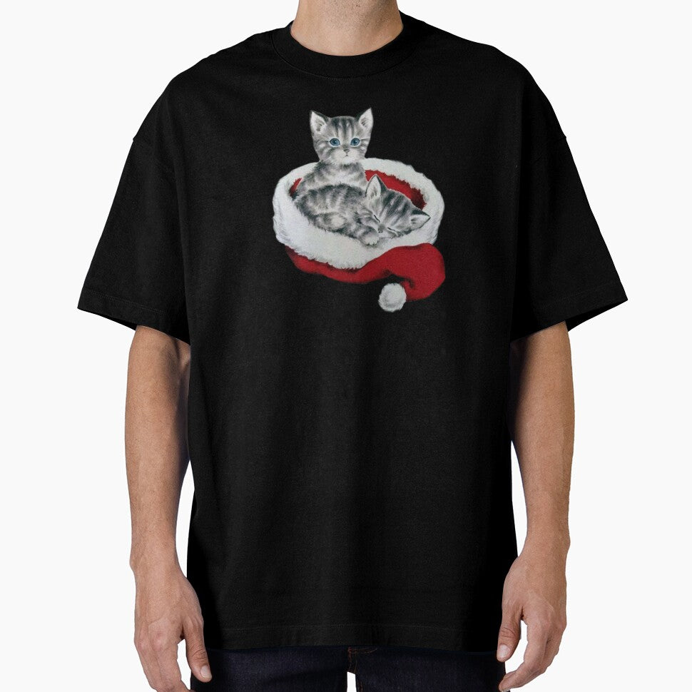 Vintage Christmas Cat by Pixiedrop
