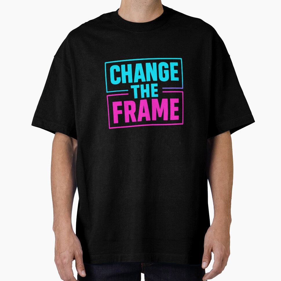 Change The Frame – Neon Motivational Typography by Softly Studio