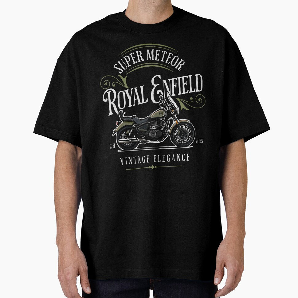 ROYAL ENFIELD SUPER METEOR vintage elegance by monsalve-autos