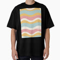 Pastel Rainbow Wavy Stripe Pattern by SassyArtistry