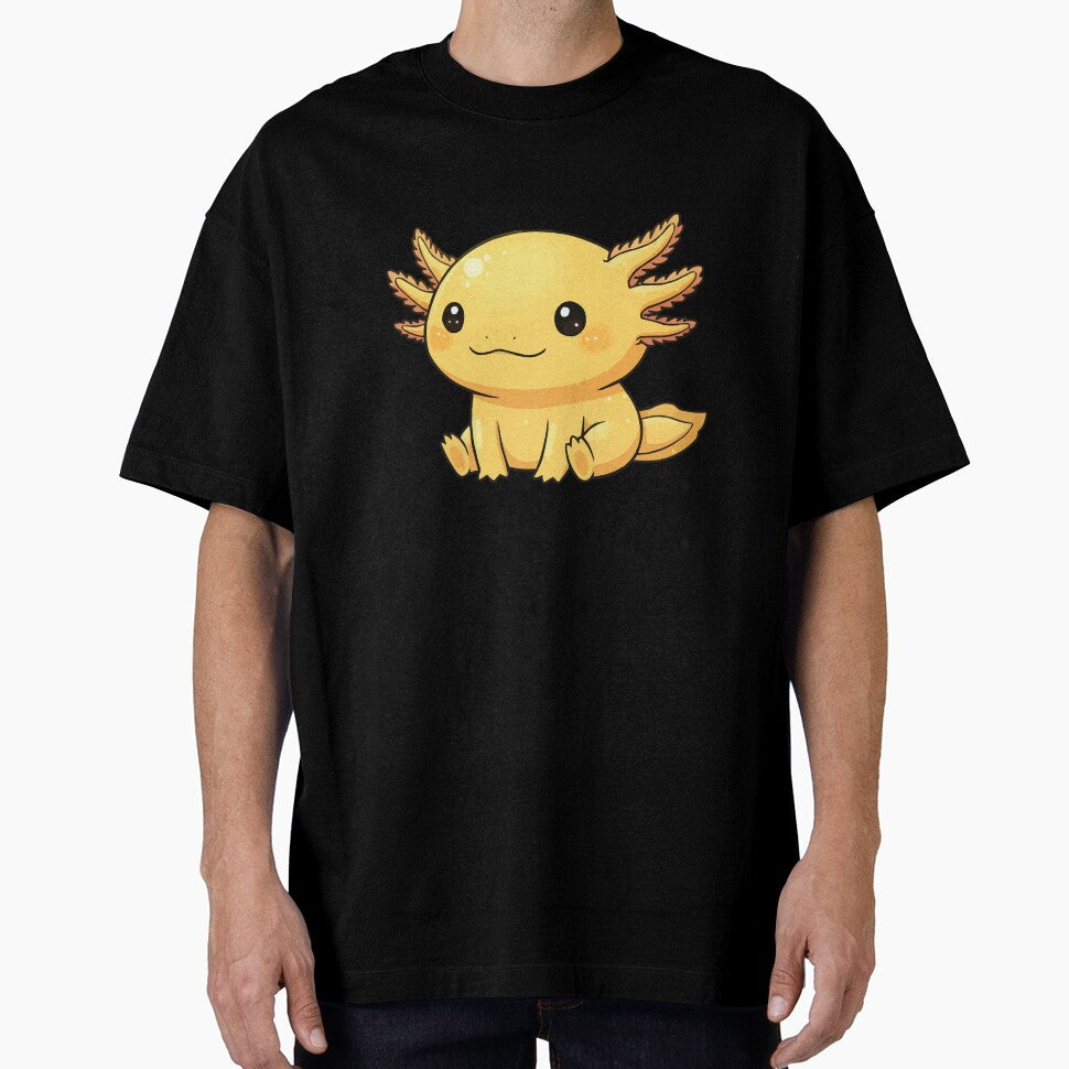 Golden Glow – Rare Golden Axolotl Aesthetic by Petzzz