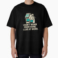 I Live At Work Funny Quote by HiteshArt111