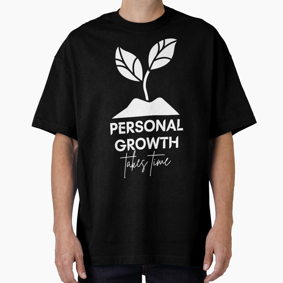 Personal Growth takes time Motivation Quotes for Plant lovers Sprout by AlinaOz