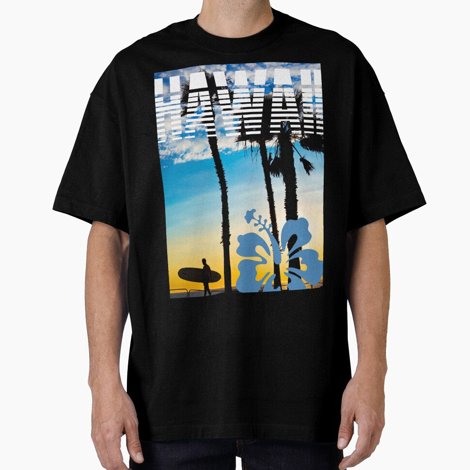 VINTAGE HAWAII SURFING LABEL by starfishstuff