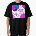 Blue Pink Purple Whimsical Boho Design by Sartoris Art
