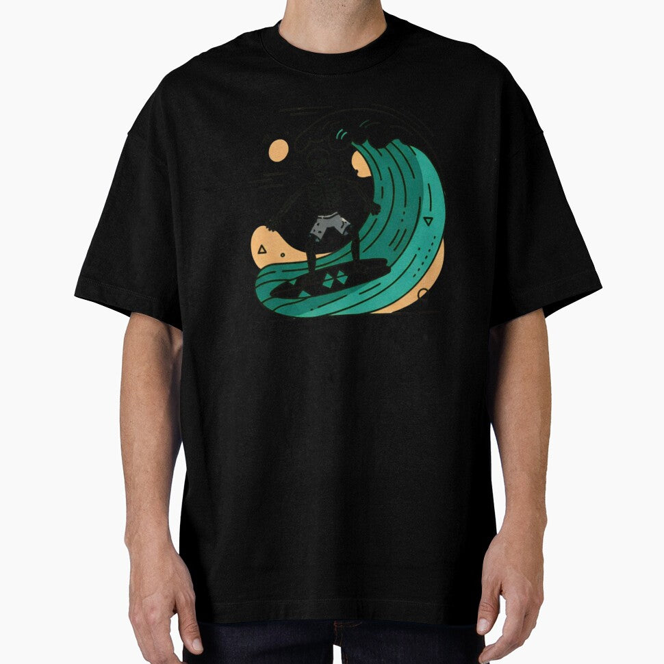 SURFING | Minimalist Skeleton Streetwear Art by DEADLINE.
