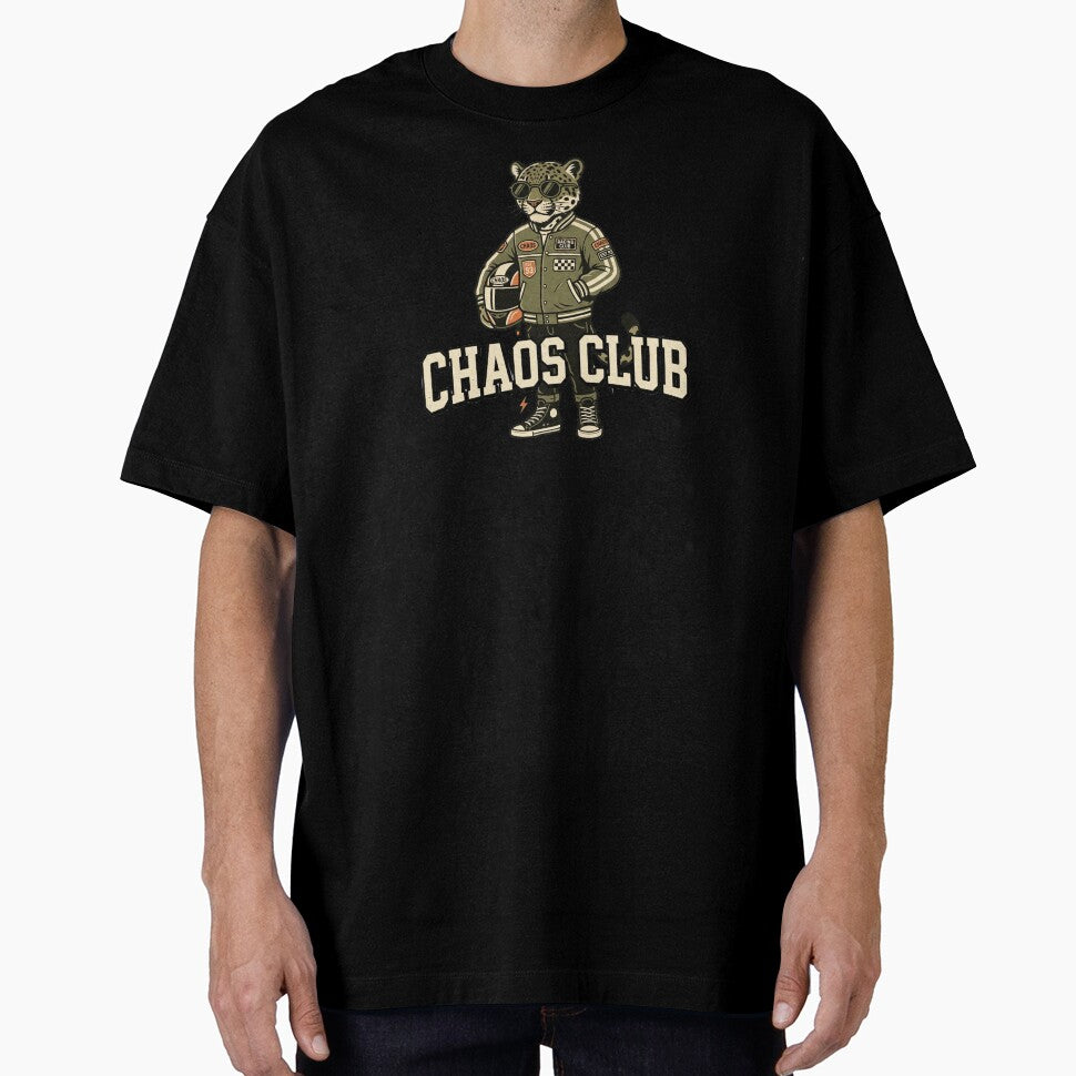 Chaos Club Leopard – Vintage Streetwear Fashion Design by SOFWIN