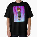 Chibi Lain Cute Vaporwave Gradient Design by MerikuroCreates