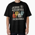 Jesus Coffee Pickleball Religious Christian Humor by WildPalette-Art