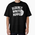 Elderly White Hippie by Feather Art