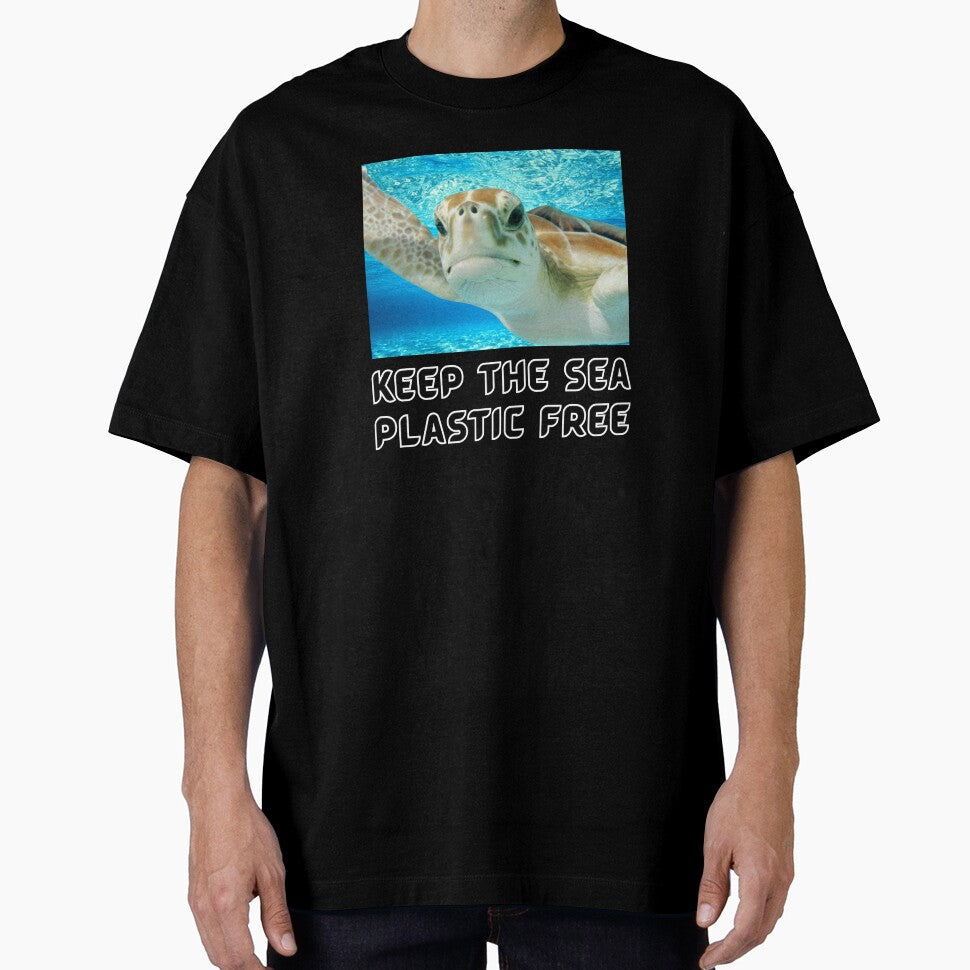 Sea Turtle Marine Life Plastic Pollution Awareness by SmallDart Creations