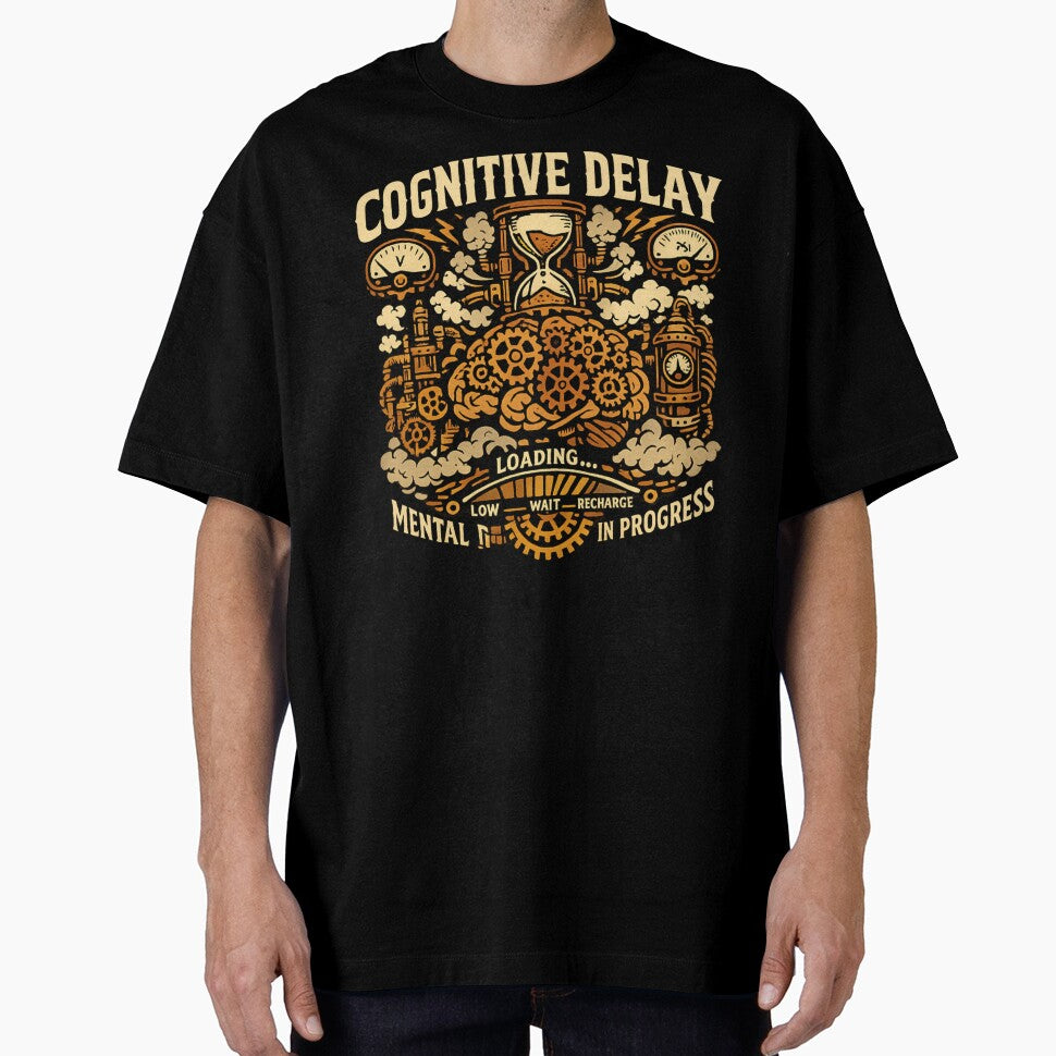 Steampunk Cognitive Delay Mechanical Brain Gear Art by axiksa10