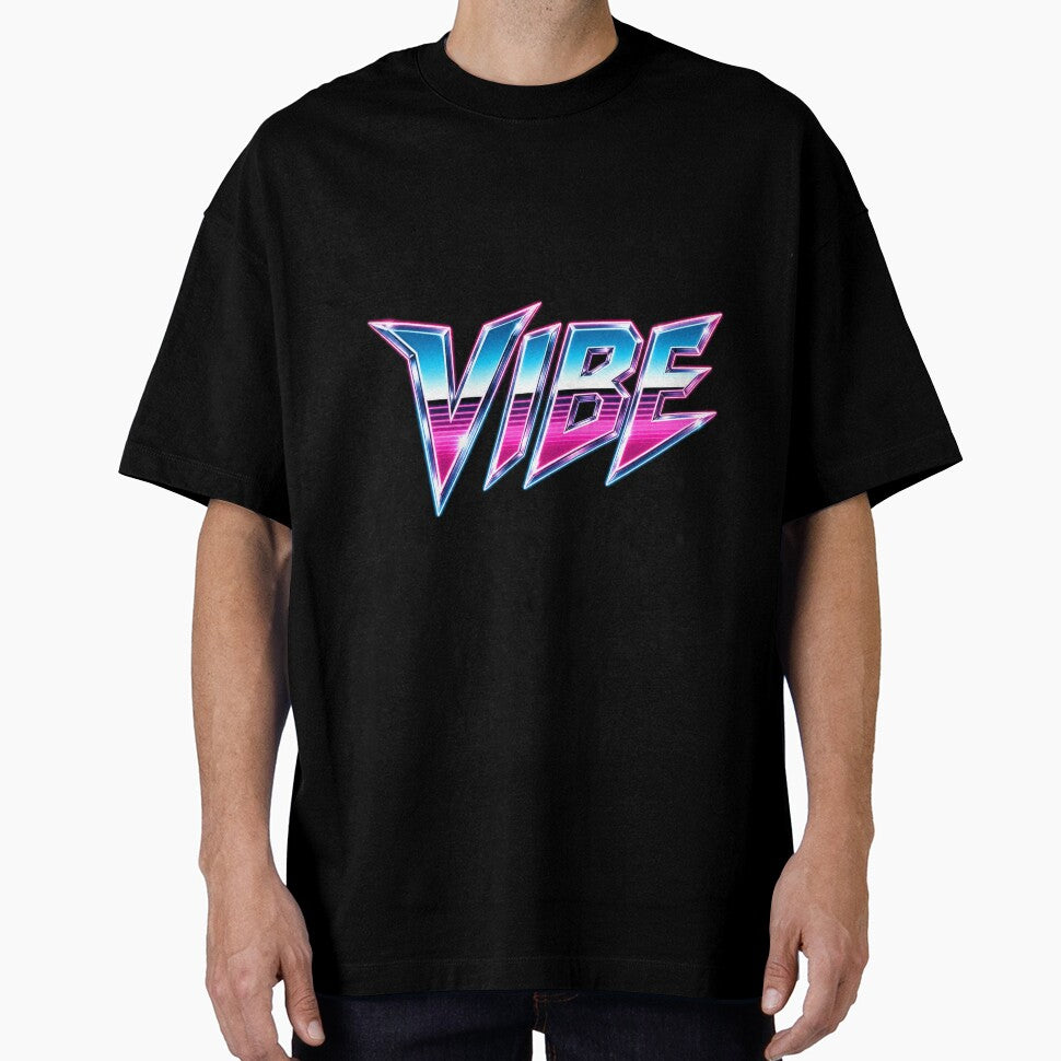 VIBE Retro Neon 80s Vaporwave Aesthetic by Kevin Shearer