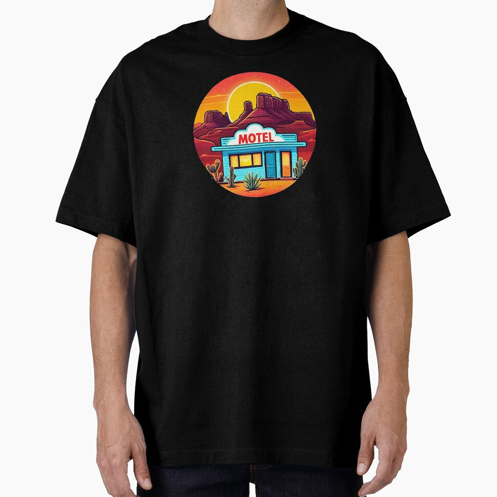 Travel Aesthetic Fortune Desert Motel by Giulivo Store Graphic