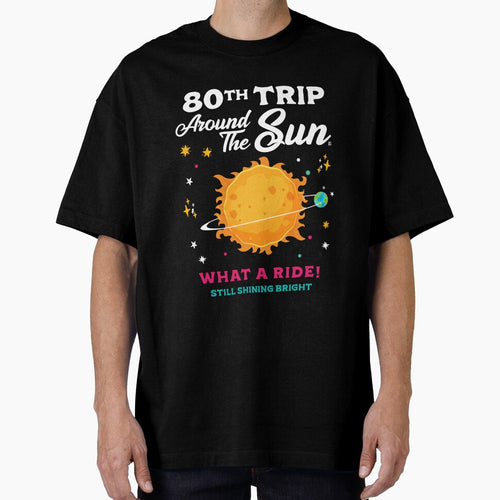 80th Trip Around the Sun 80th Birthday Celebration by Uppercase Tees