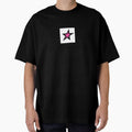 Pink + black star design by abbiejem