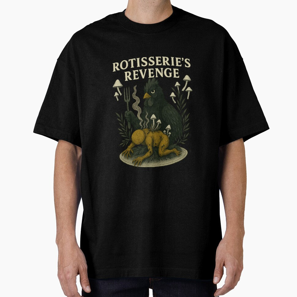 Rotisserie's Revenge – Gothic Chicken Cult Design by Altered Array, LLC
