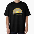 Be kind plain Rainbow Gold,  Rainbow, Be kind plain by DIYArtprinting