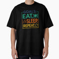 motivational art, sleep lover, repeating phrases, eat sleep repeat by TrueArtVibes