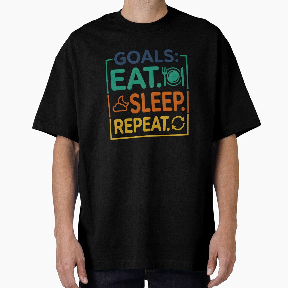 motivational art, sleep lover, repeating phrases, eat sleep repeat by TrueArtVibes