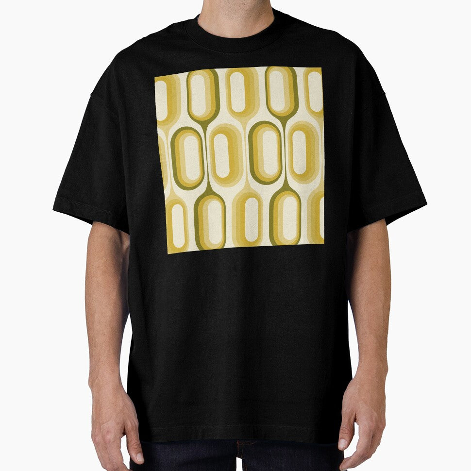 Mid Century Modern Retro 70s - Beige, Olive Green and Mustard Yellow by JMgraphic