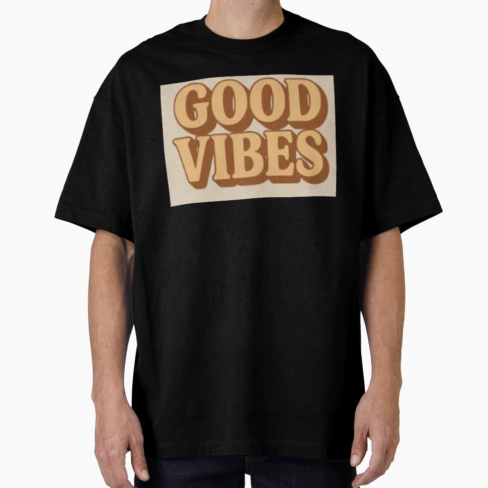 Good Vibes Retro Minimalist Typography Design by Top Tier Clothes