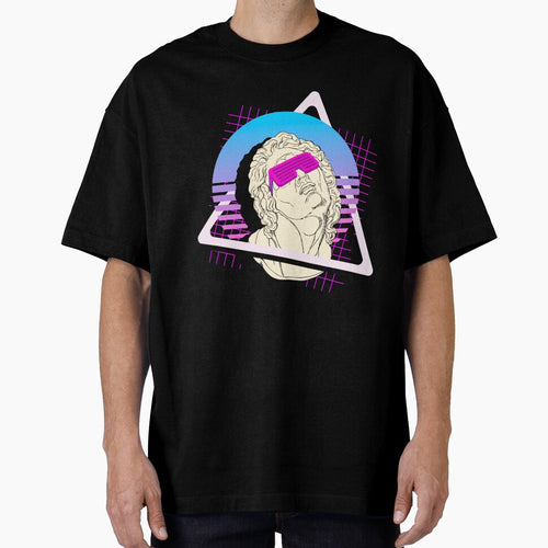 80s & 90s Aesthetic Vaporwave Statue Swag Style Design print by D-C-Designs