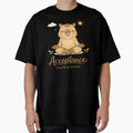 Cute Meditating Capybara - Calm Acceptance Meme | Cozy Aesthetic Animal Art by PopCulturePixel