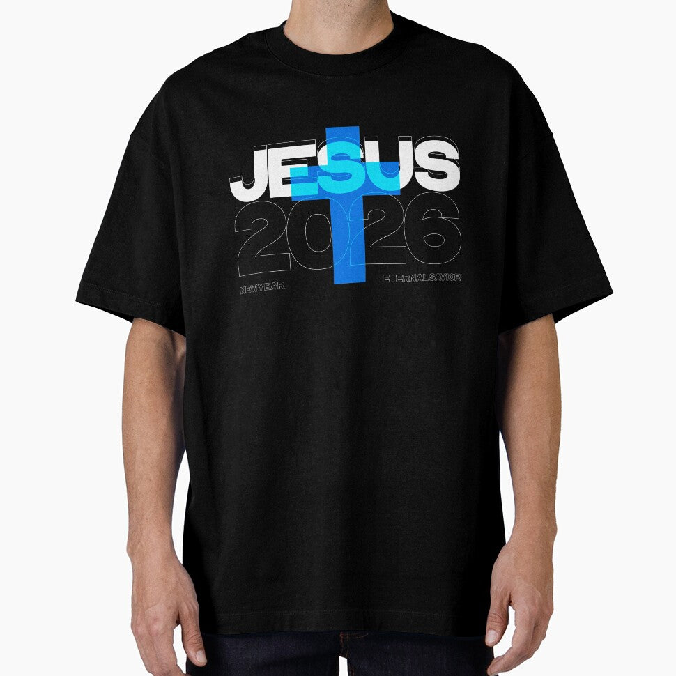JESUS 2026 New Year Christian T-Shirt - Faith Resolution Gift by grmnts by KCC